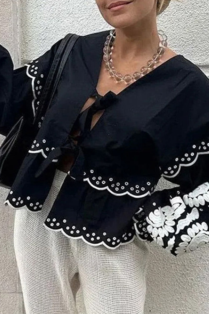 Gracefully Styled Blouse for Any Occasion