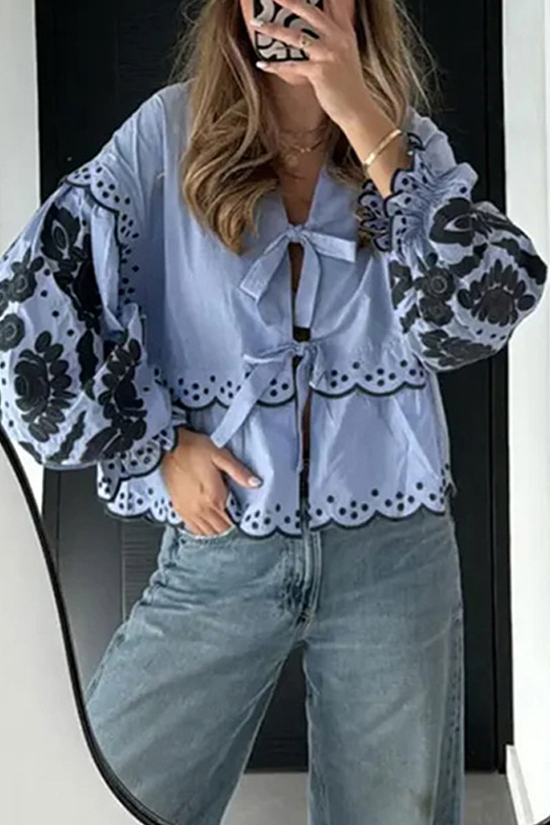 Gracefully Styled Blouse for Any Occasion