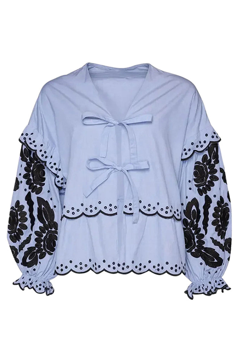Gracefully Styled Blouse for Any Occasion