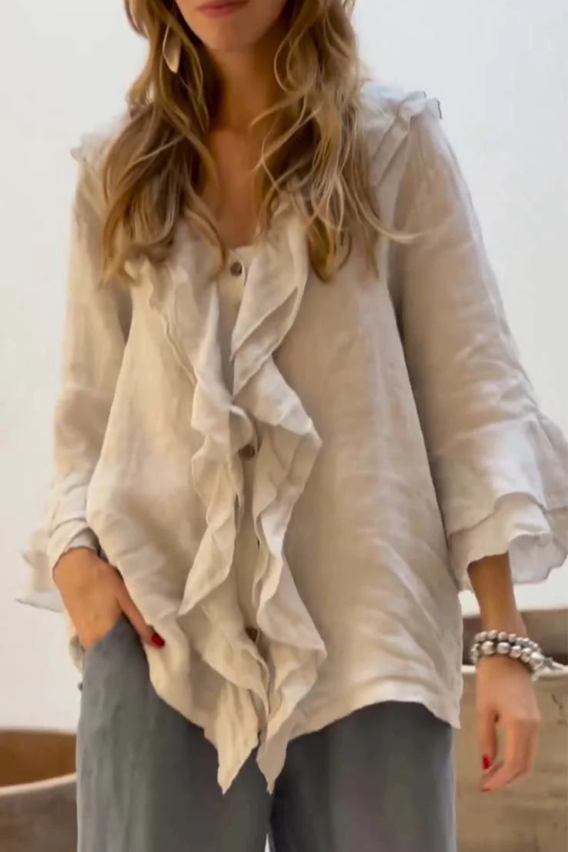 A Vintage Style Blouse with Delicate Timeless Details