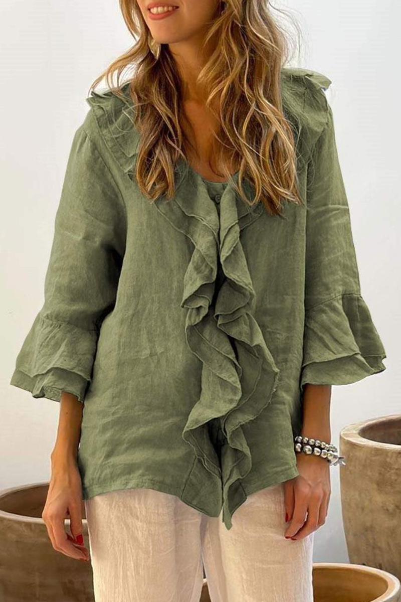 A Vintage Style Blouse with Delicate Timeless Details