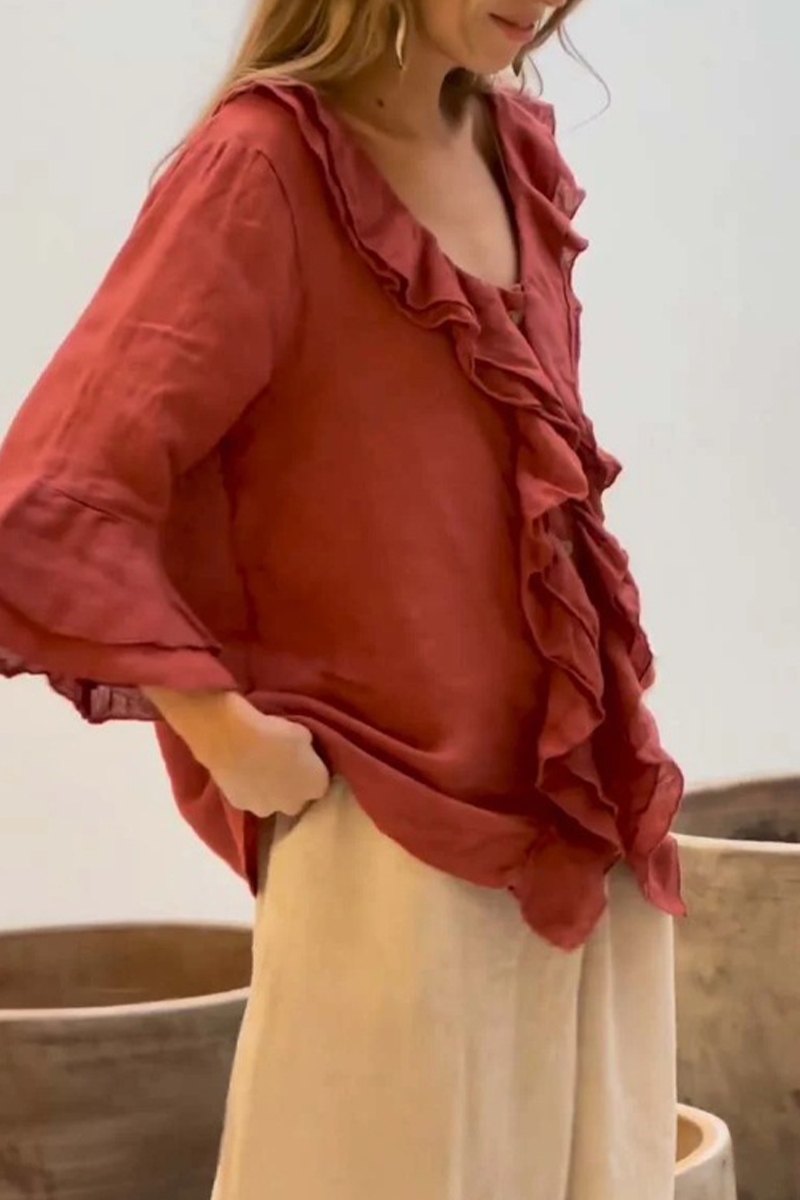 A Vintage Style Blouse with Delicate Timeless Details