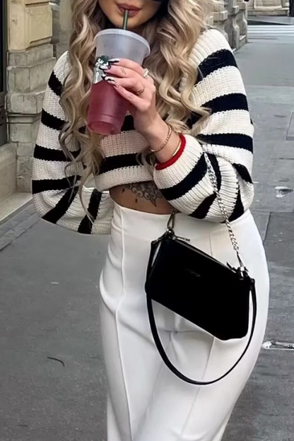 Vintage Inspired Sweater with a Contemporary Edge