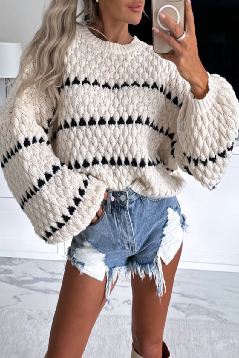 A Vintage Style Sweater with Delicate Timeless Details