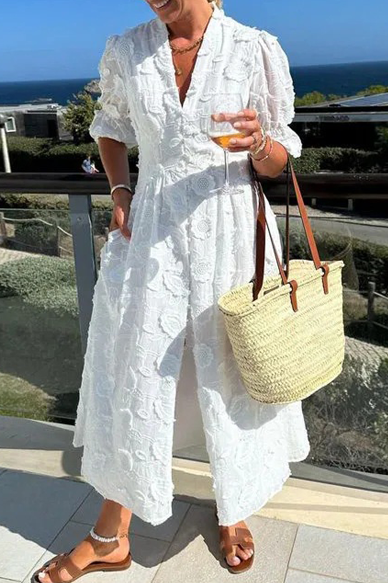 A Vintage Style Dress with Delicate Timeless Details