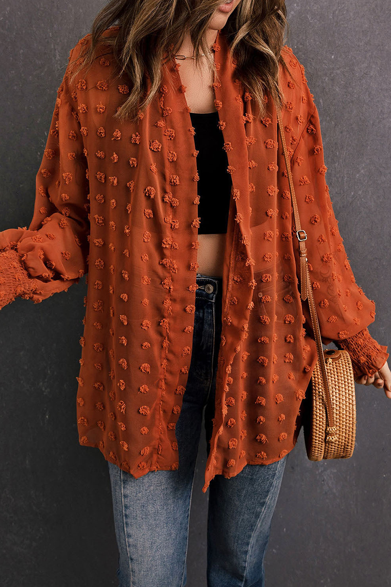 Well Tailored Cardigan with a Graceful Silhouette