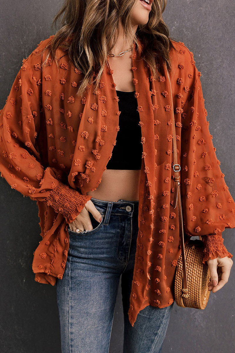 Well Tailored Cardigan with a Graceful Silhouette