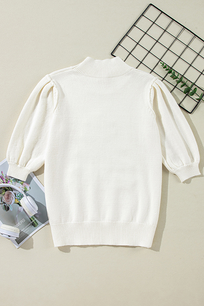 Vintage Inspired Sweater with a Contemporary Edge