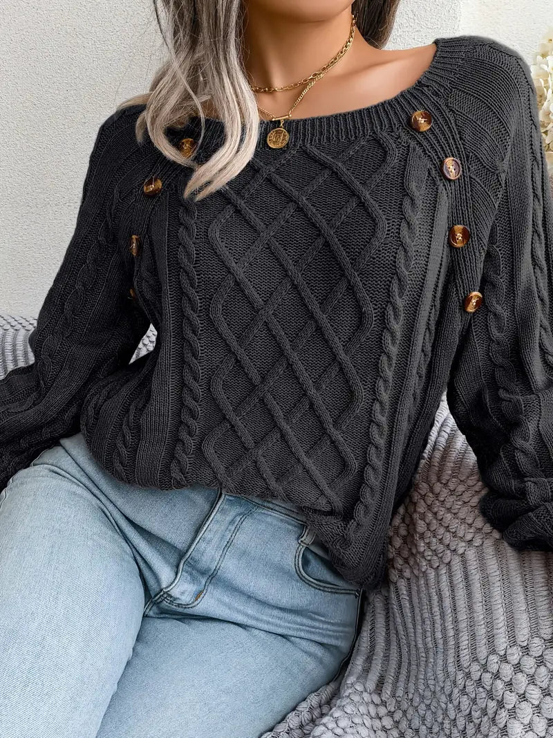 Vintage Inspired Sweater with a Contemporary Edge