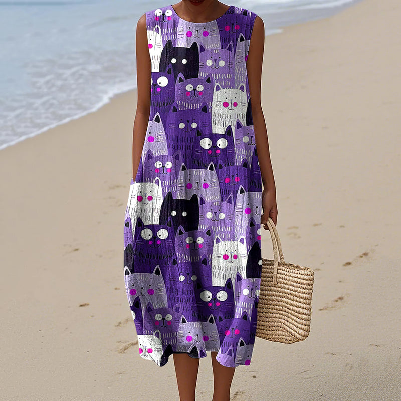 Smukt udformet Kjole