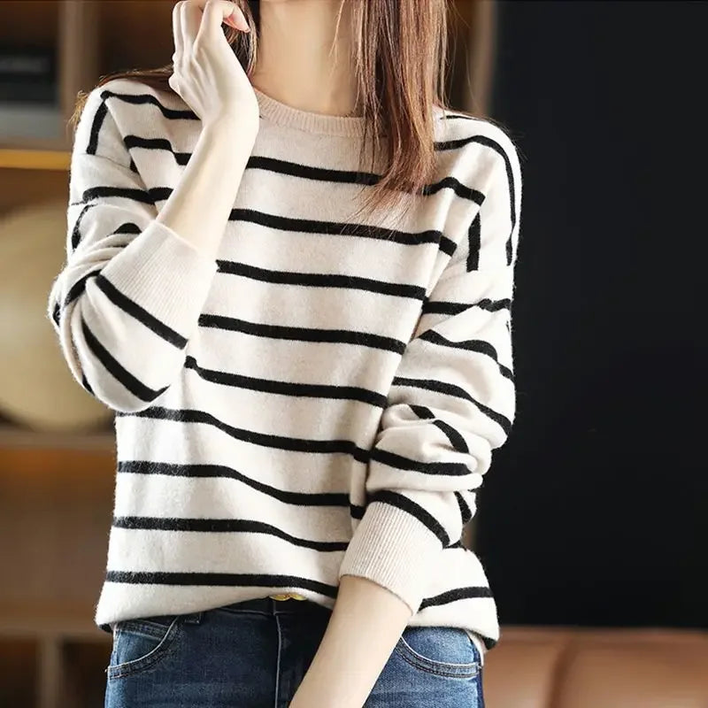 Klara® | Striped women's sweater