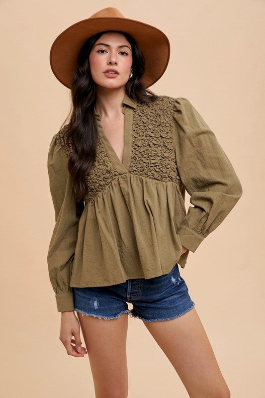 Vintage Inspired Blouse with a Contemporary Edge