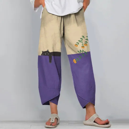 Ajaton vintage-tyyli Housut