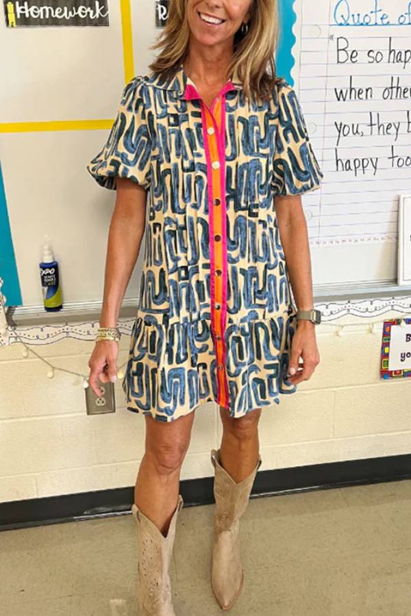 Classic Vintage Dress with a Flattering Fit