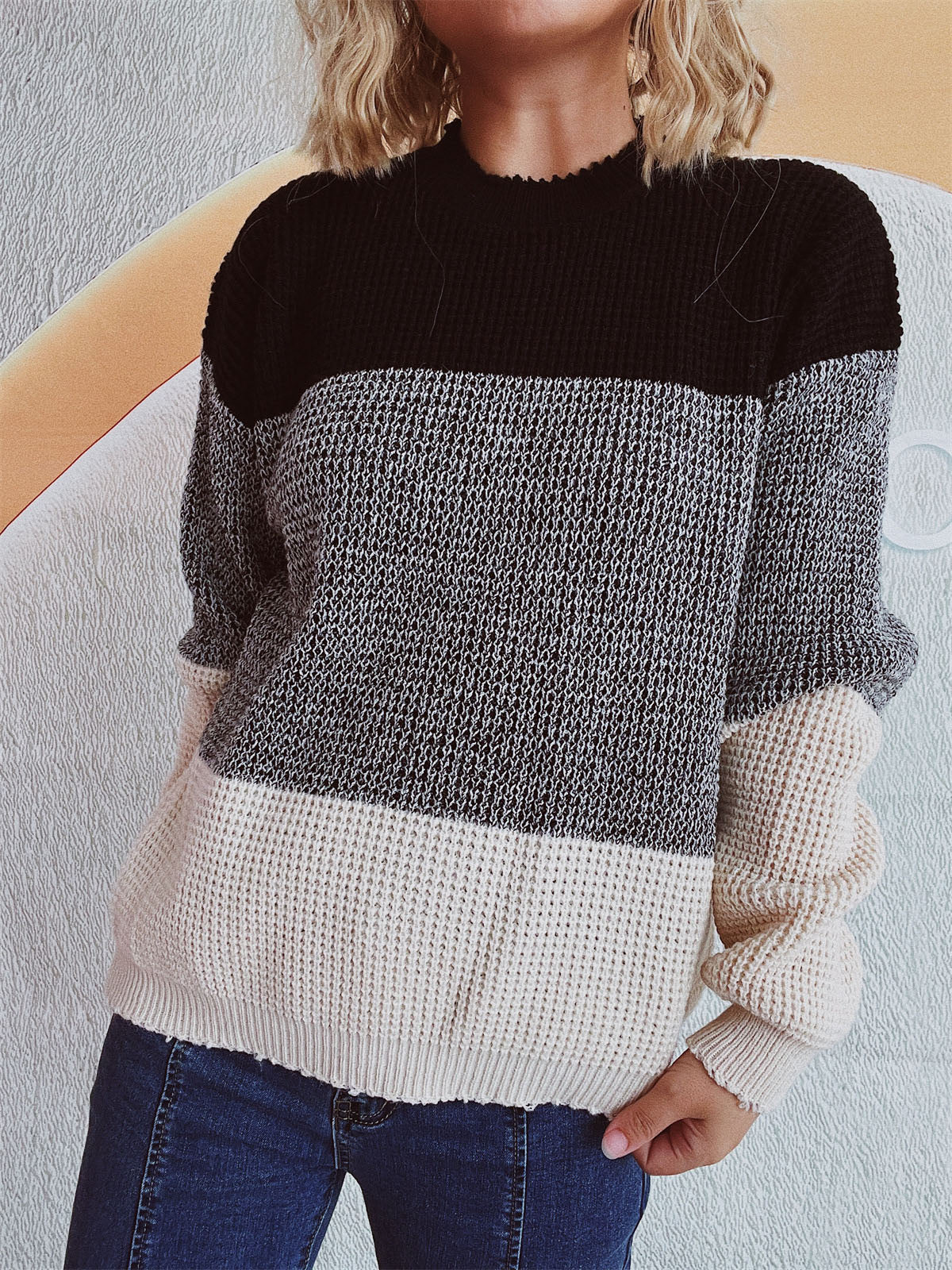 Classic Vintage Sweater with a Flattering Fit