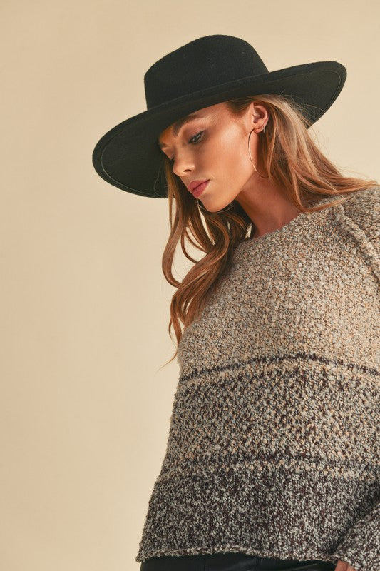 Well Tailored Sweater with a Graceful Silhouette