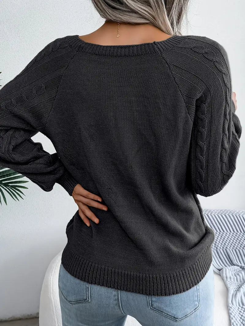 Vintage Inspired Sweater with a Contemporary Edge