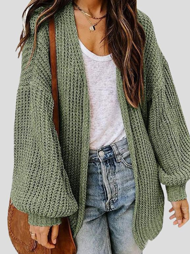 Well Tailored Cardigan with a Graceful Silhouette