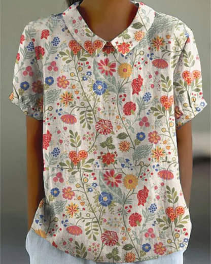 A Vintage Style Blouse with Delicate Timeless Details