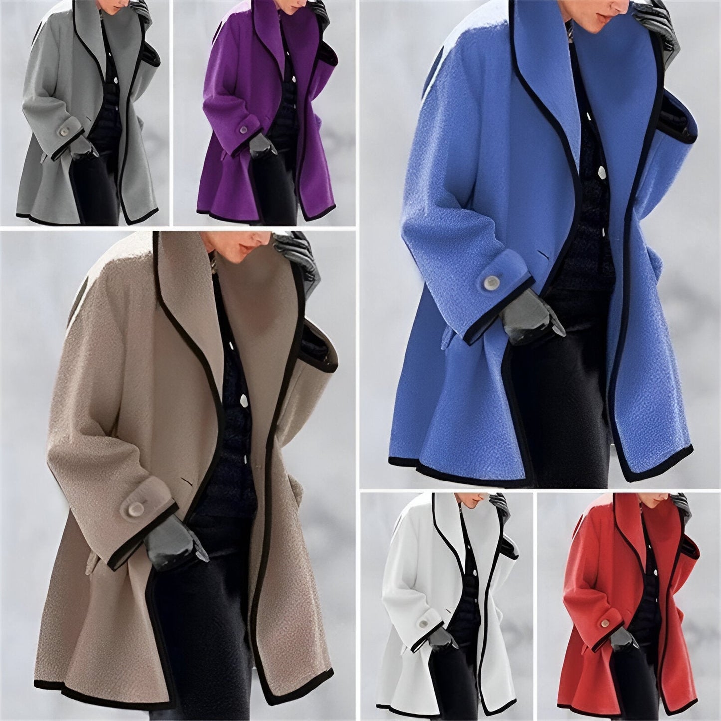 Classic Vintage Coat with a Flattering Fit