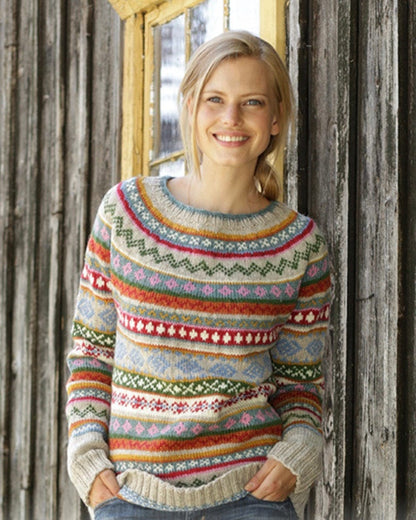 A Vintage Style Sweater with Delicate Timeless Details