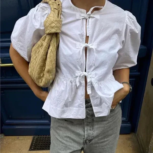 Vintage Inspired Blouse with a Contemporary Edge
