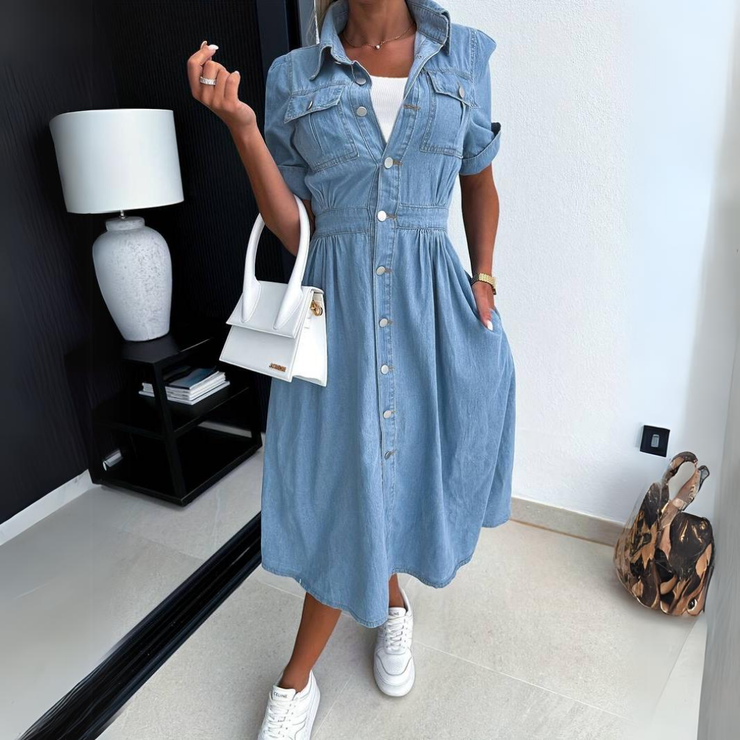 A Vintage Style Dress with Delicate Timeless Details
