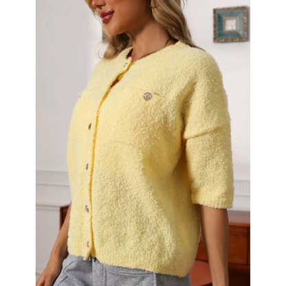 Classic Vintage Cardigan with a Flattering Fit
