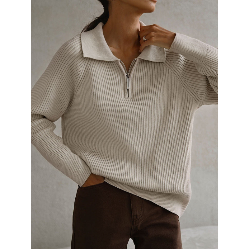 A Vintage Style Sweater with Delicate Timeless Details