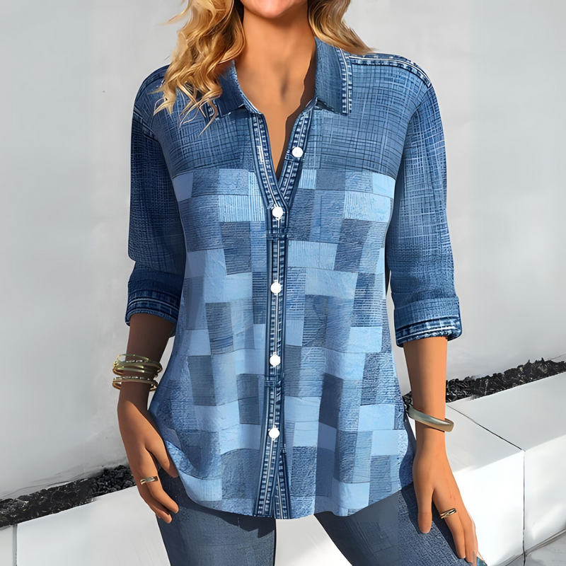 Well Tailored Blouse with a Graceful Silhouette