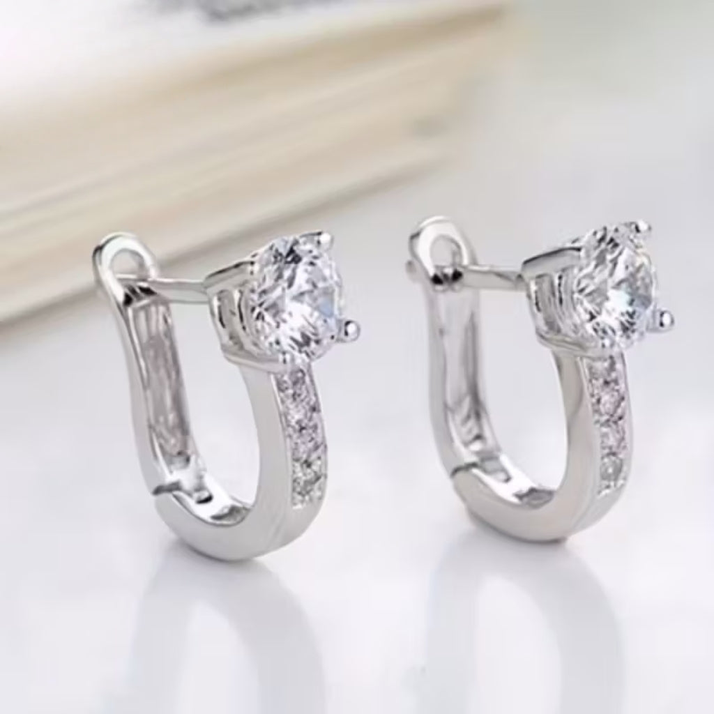 Earrings with CZ Stones