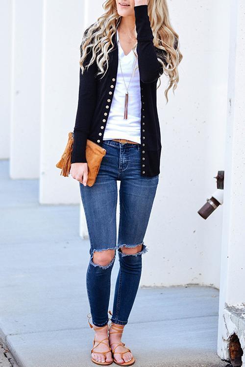 A Vintage Style Cardigan with Delicate Timeless Details