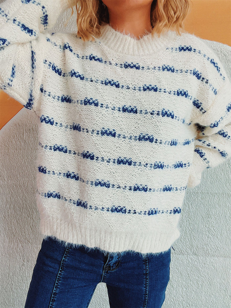 A Vintage Style Sweater with Delicate Timeless Details