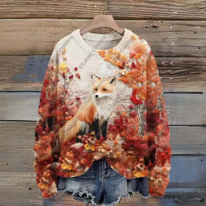 Ajaton vintage-tyyli Villapaita