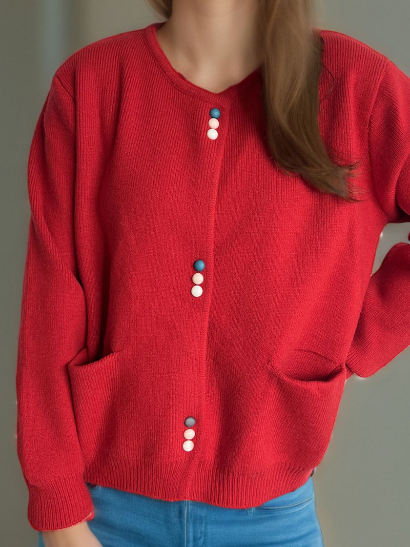 A Vintage Style Cardigan with Delicate Timeless Details