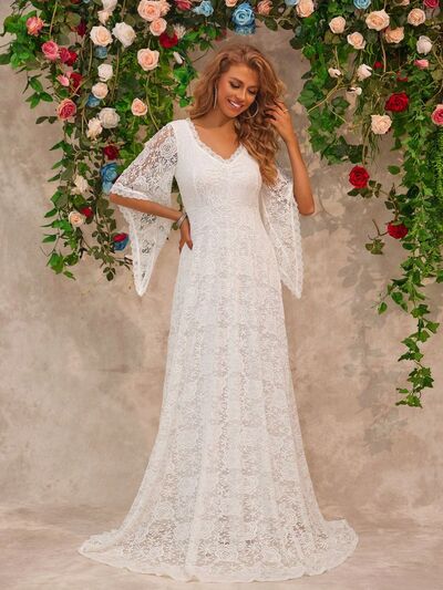 A Vintage Style Dress with Delicate Timeless Details