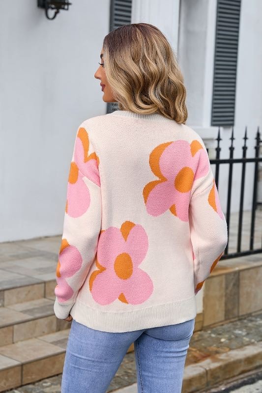 A Vintage Style Sweater with Delicate Timeless Details