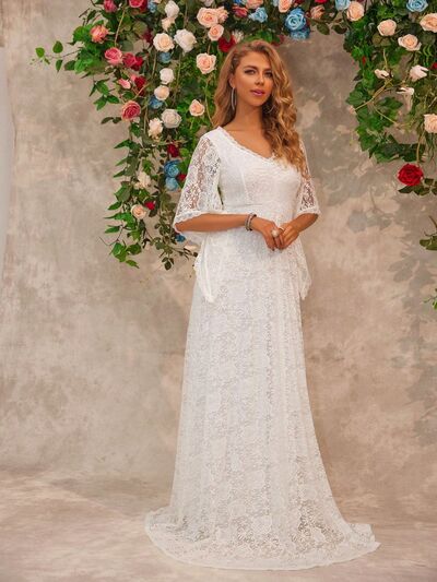 A Vintage Style Dress with Delicate Timeless Details