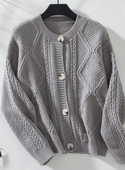 Classic Vintage Cardigan with a Flattering Fit