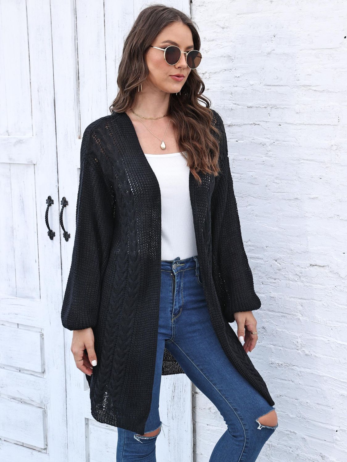 A Vintage Style Cardigan with Delicate Timeless Details