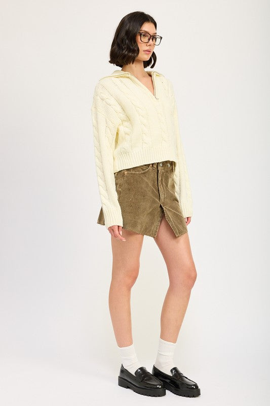 Beautifully Finished Sweater in a Timeless Design