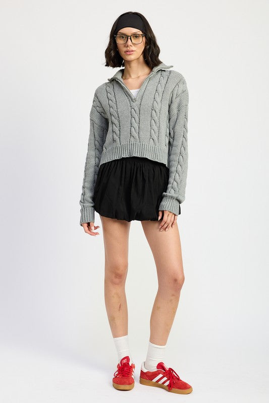Beautifully Finished Sweater in a Timeless Design