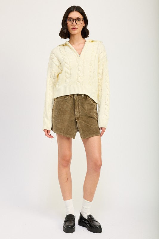 Beautifully Finished Sweater in a Timeless Design