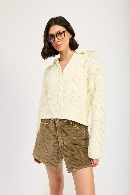 Beautifully Finished Sweater in a Timeless Design