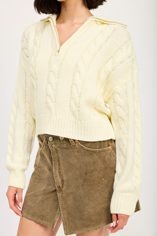 Beautifully Finished Sweater in a Timeless Design