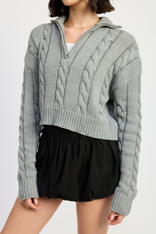 Beautifully Finished Sweater in a Timeless Design