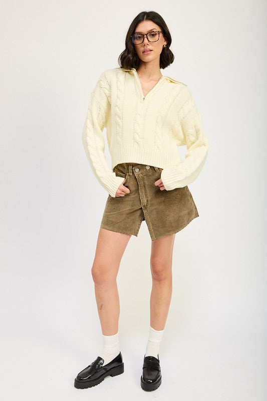 Beautifully Finished Sweater in a Timeless Design