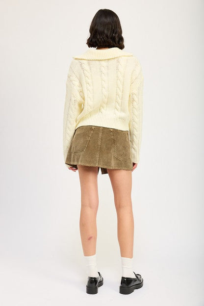 Beautifully Finished Sweater in a Timeless Design