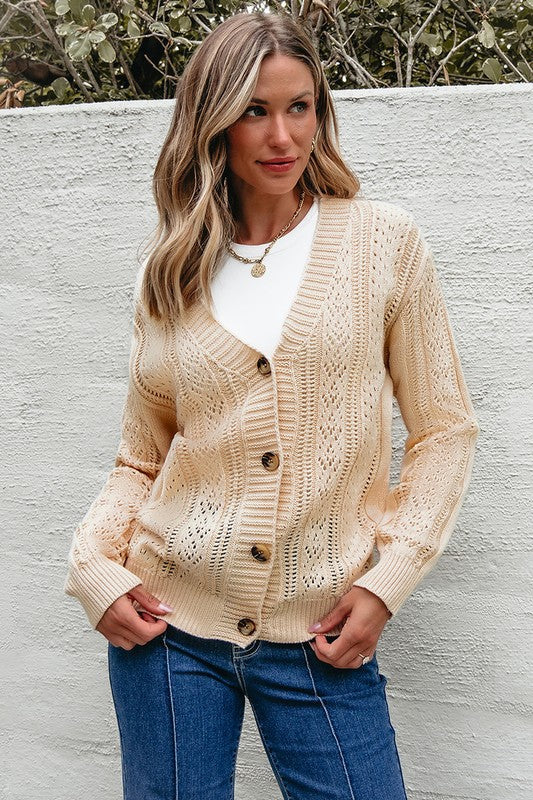 A Vintage Style Sweater with Delicate Timeless Details