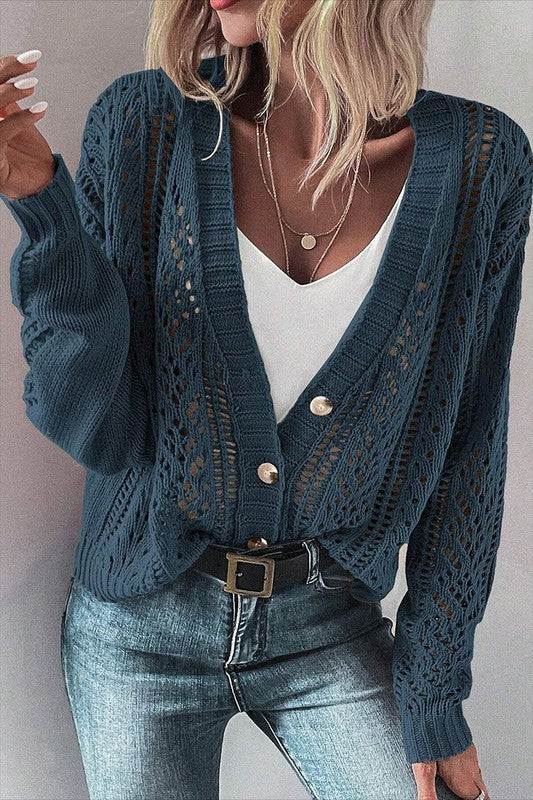 A Vintage Style Sweater with Delicate Timeless Details